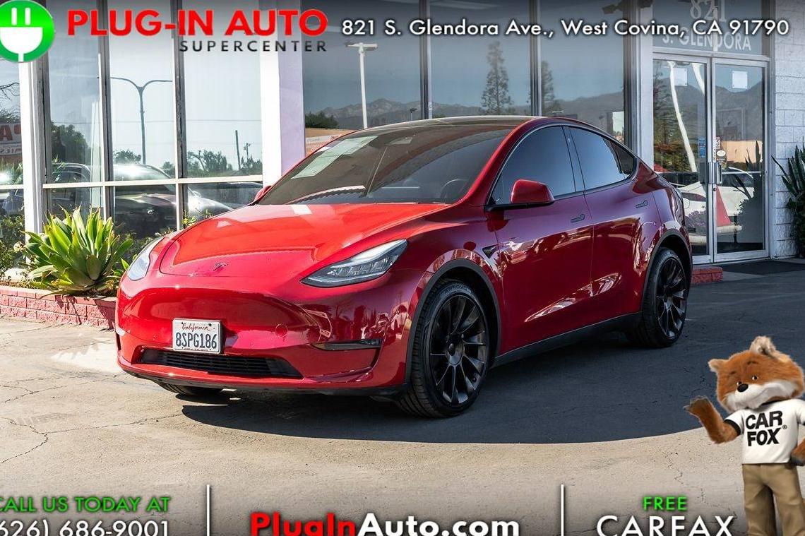 TESLA MODEL Y 2020 5YJYGDEEXLF052137 image